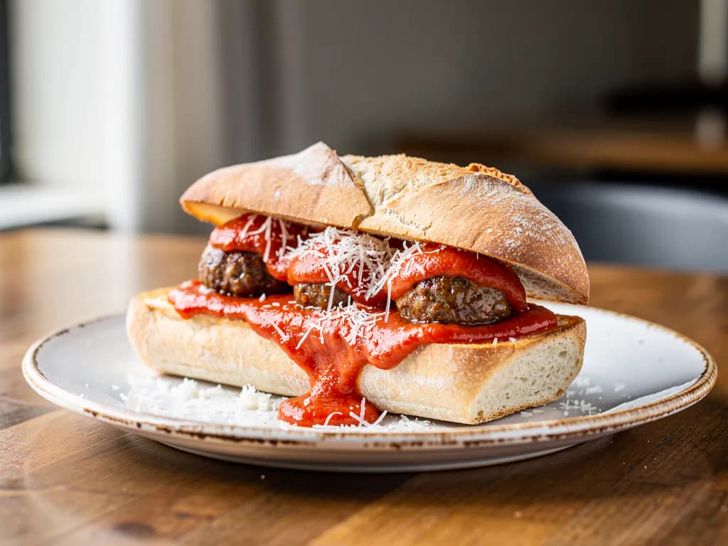 Grandma's "BEST" Meatball Parm Hero