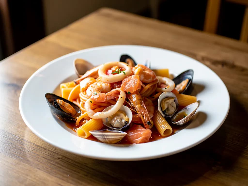 Mezze maniche allo scoglio