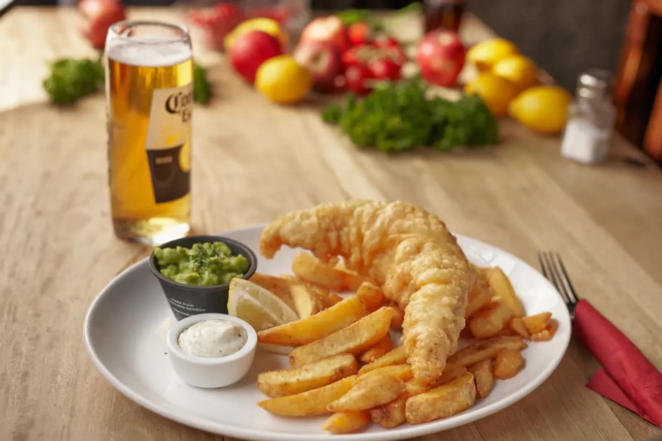 Beer Battered Fish & Chips
