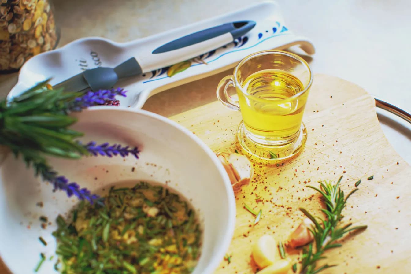 Spaghetti garlic and olive oil