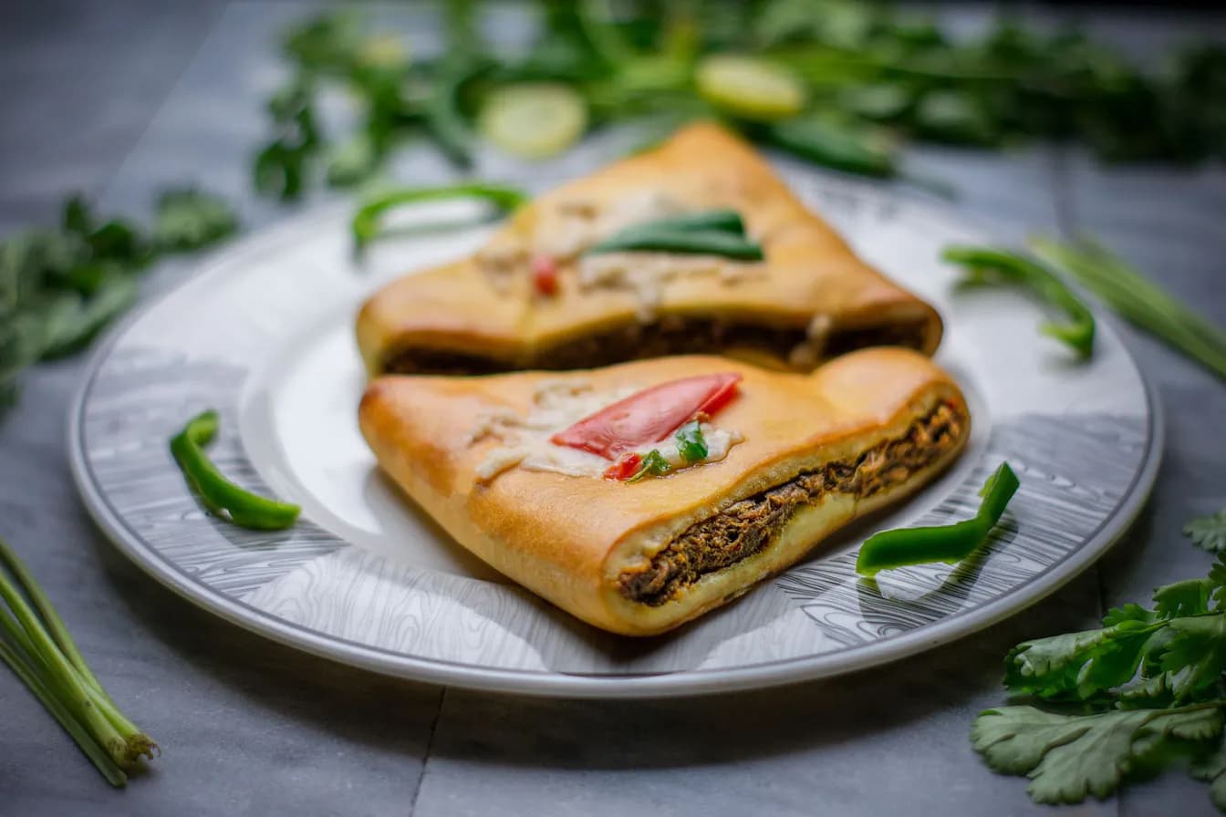 Chicken Pesto Calzone