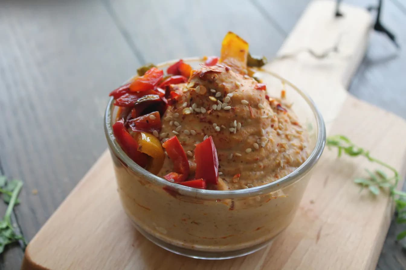 Roasted Red Pepper Hummus