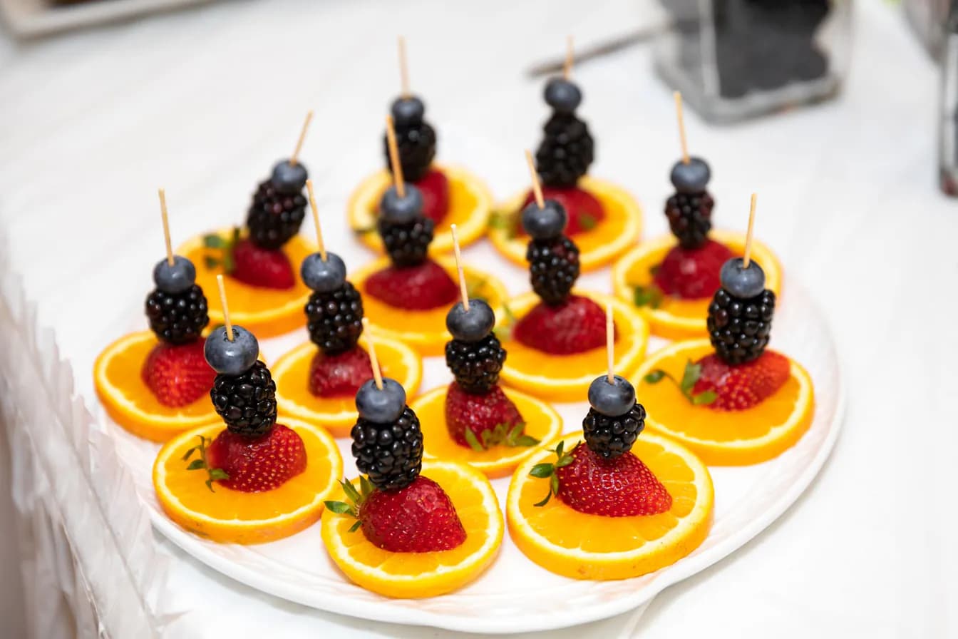 Fruit Plate with Tuna, Chicken, or Egg Salad