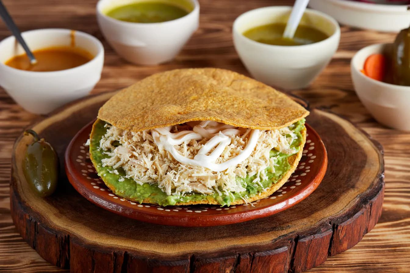 Avocado Tostada Taco