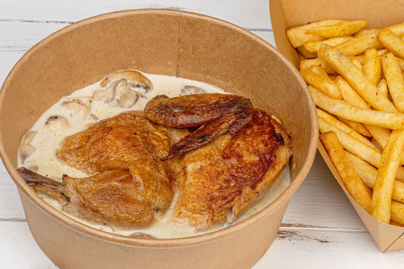 D37. Chicken with Mushrooms