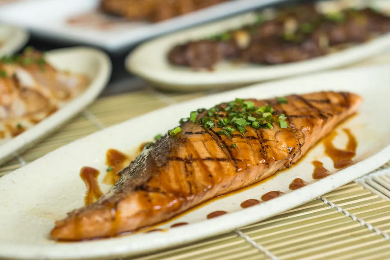 Grilled Salmon Teriyaki