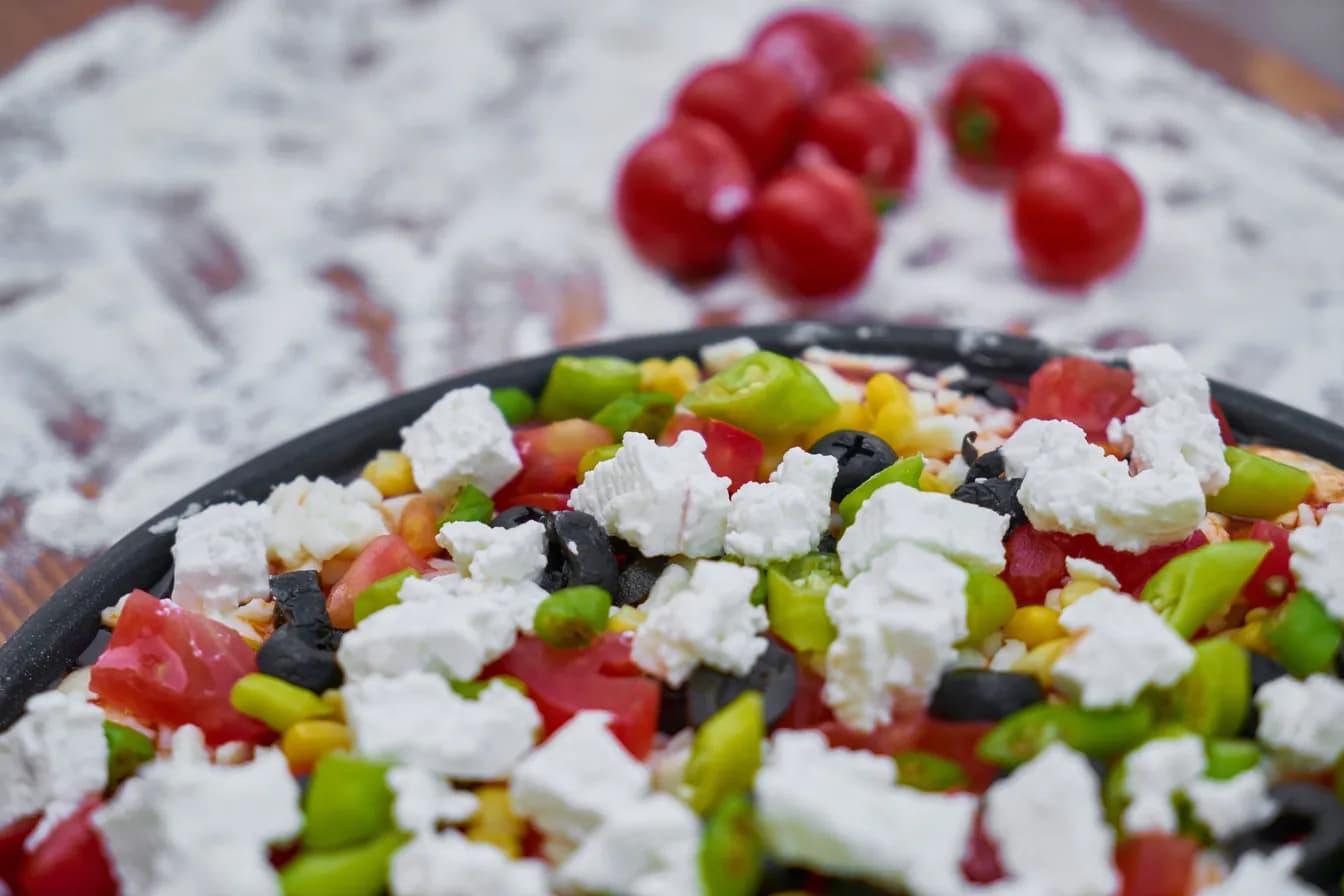Avocado, Tomato, Feta Cheese Salad