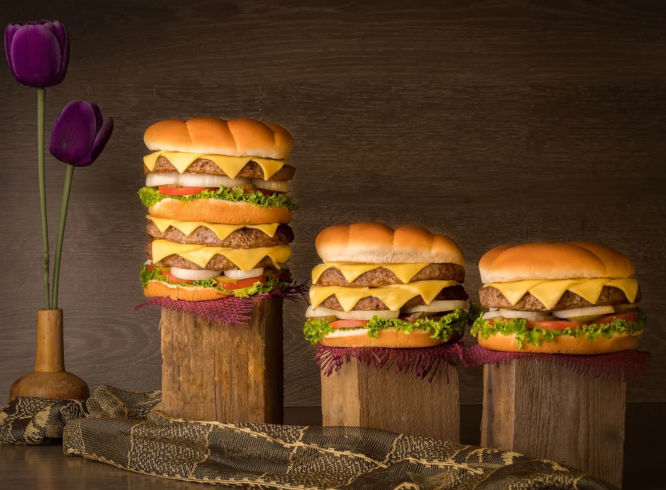 Triple Juicy Burger