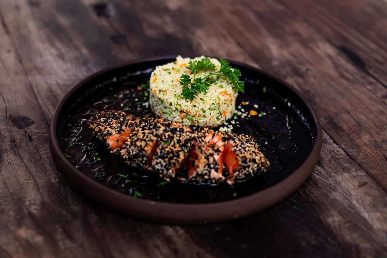 SESAME CRUSTED AHI-TUNA FIRE WRAP