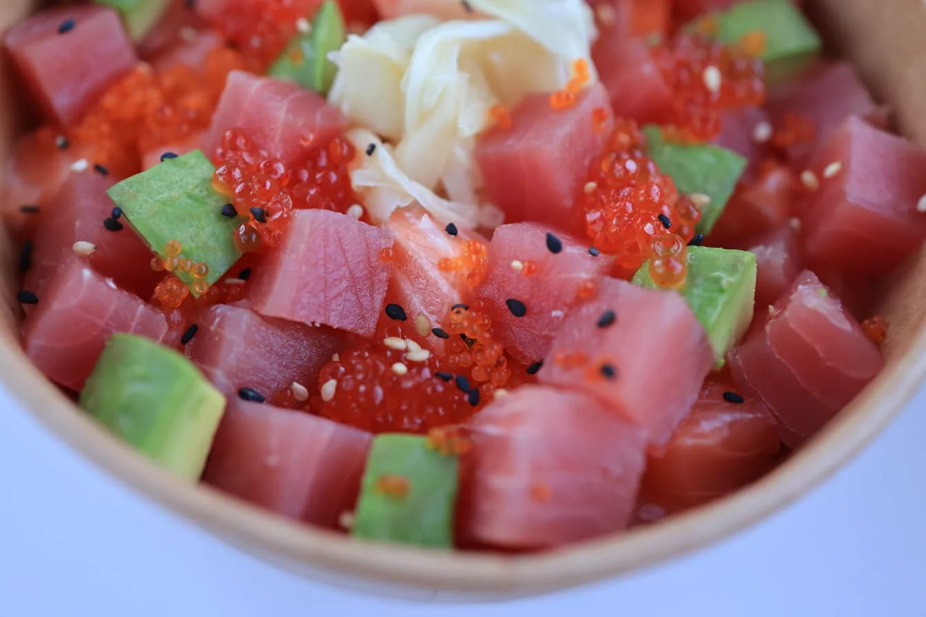 Ahi Tuna Poke Bowl with Rice