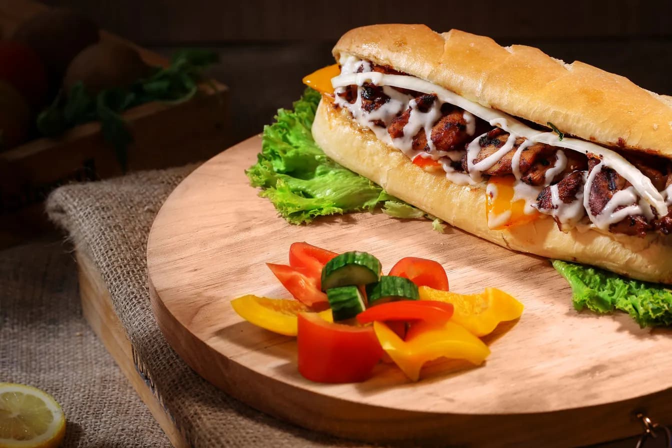Kafta Kabob Sandwich