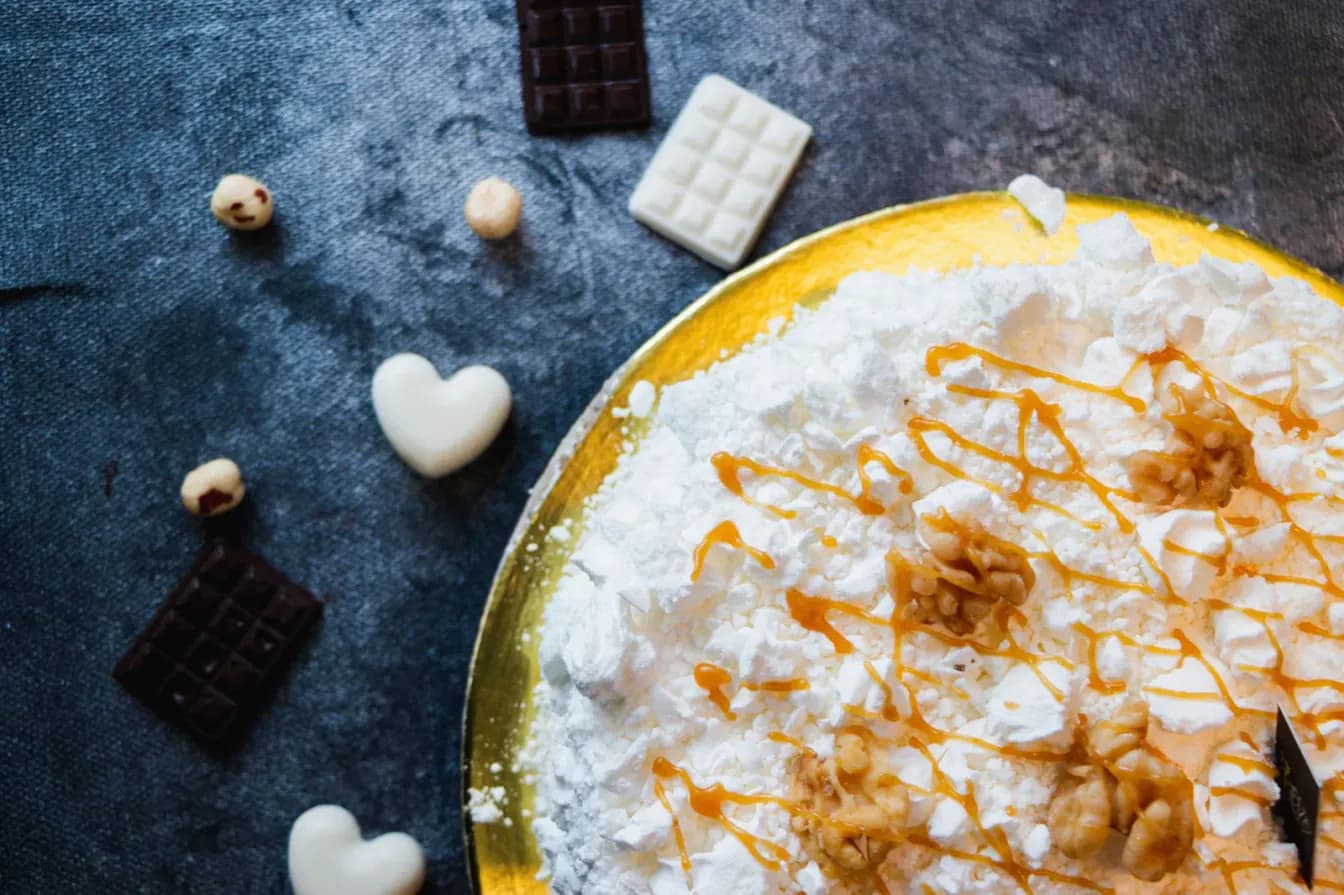 Chocolate Caramel Heart cake