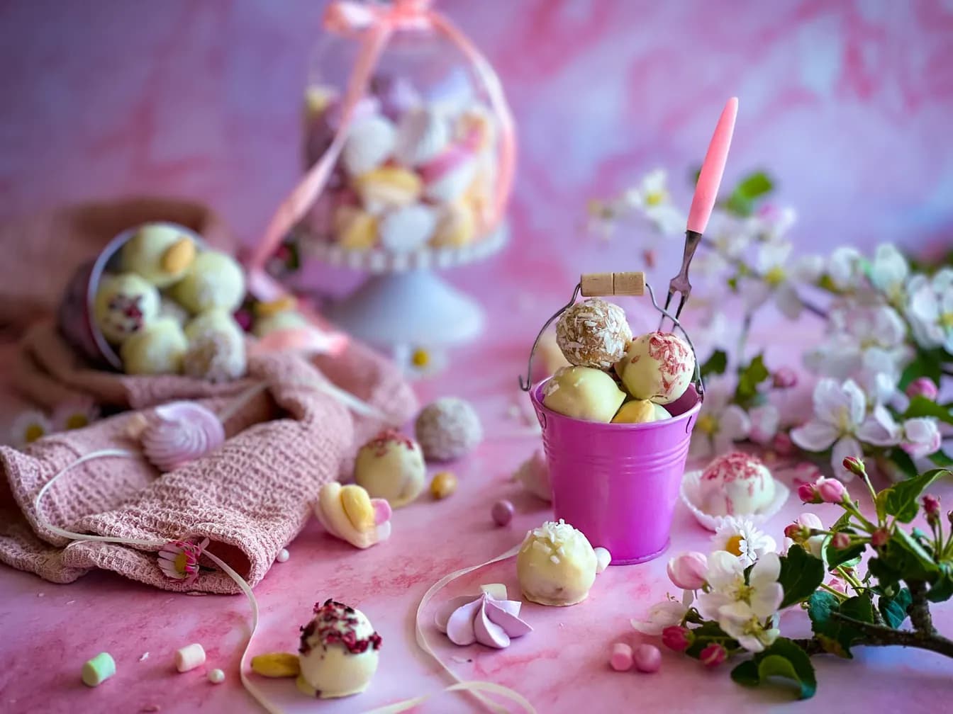 White Chocolate Raspberry Truffle