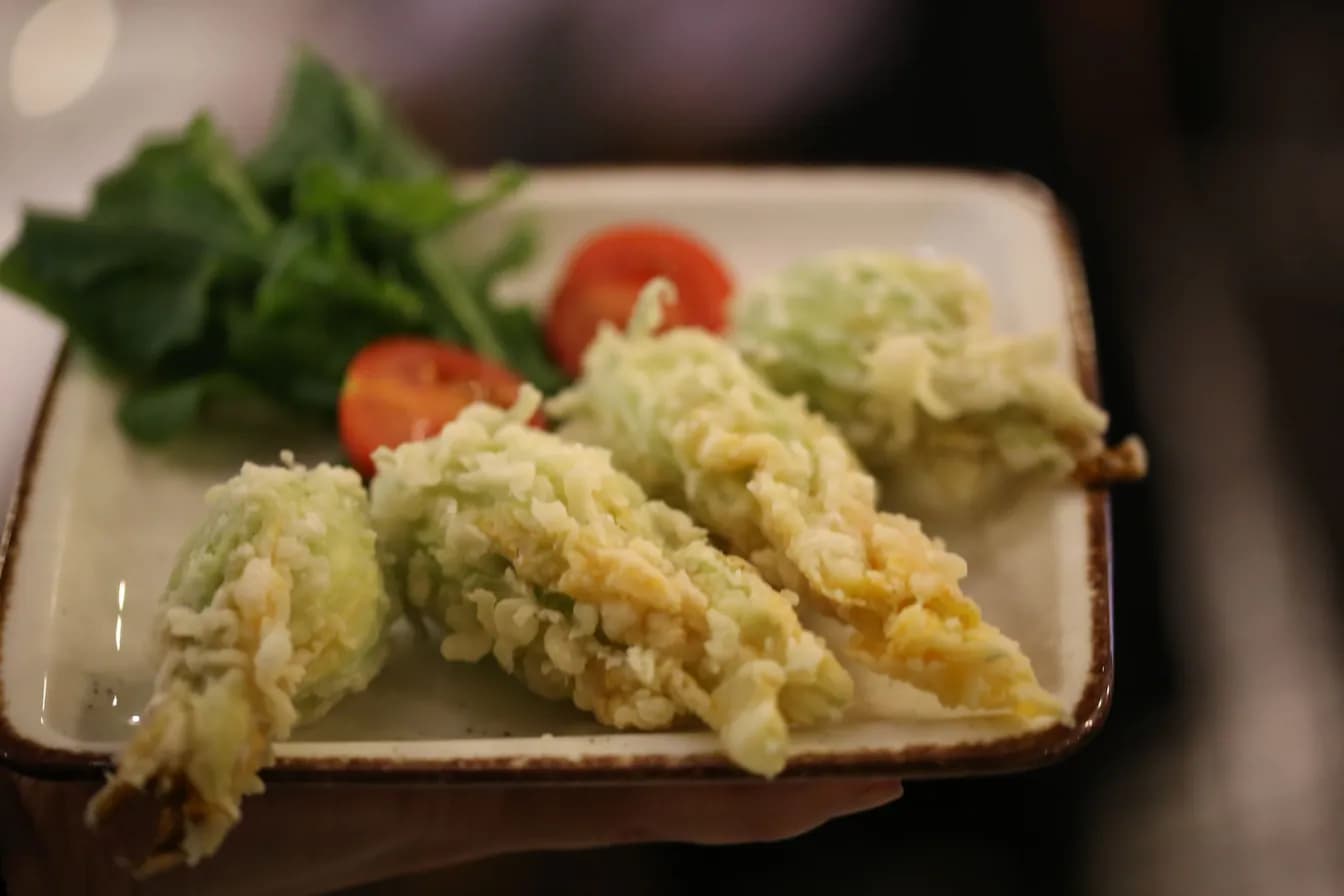 Stuffed Zucchini Blossoms