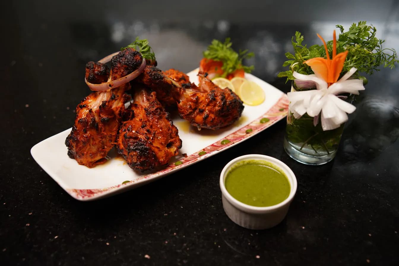 Flat Bread Tandoori Chicken