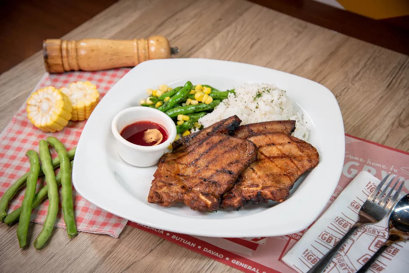 C4. Char-Grilled Pork Chop