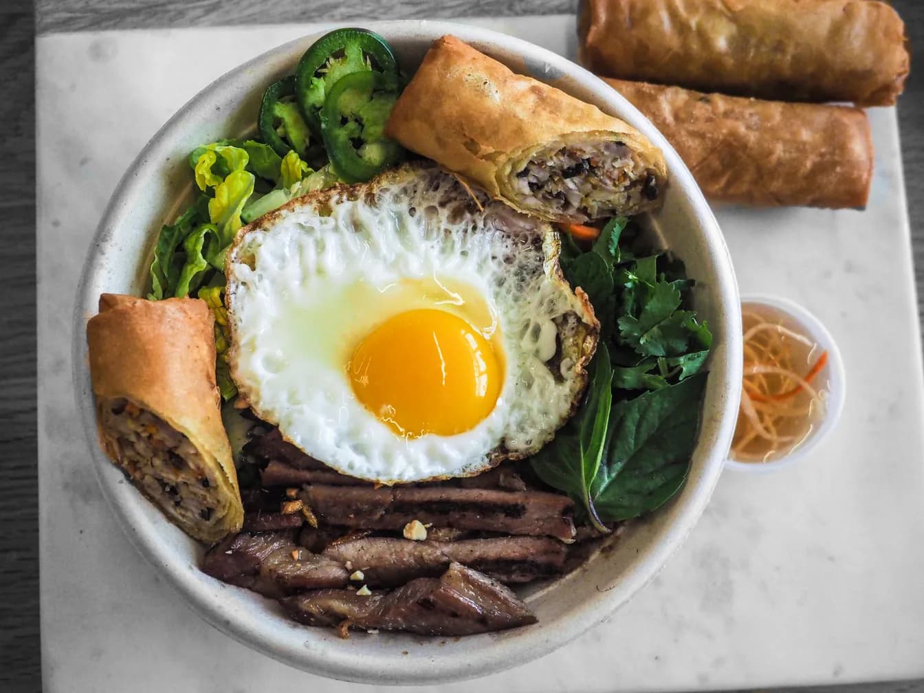 Roast Pork Egg Roll