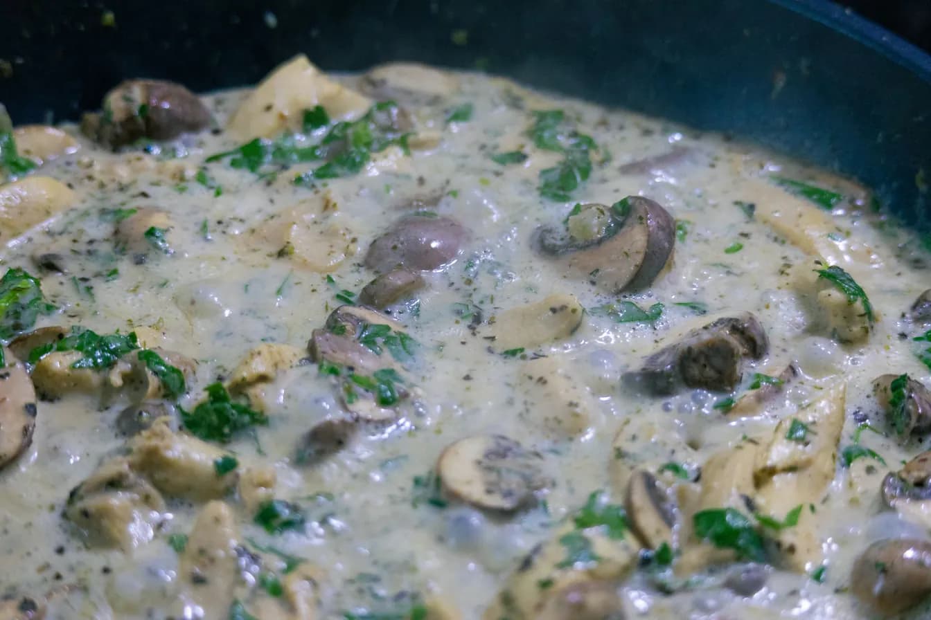 Mushrooms with Garlic & Epazote
