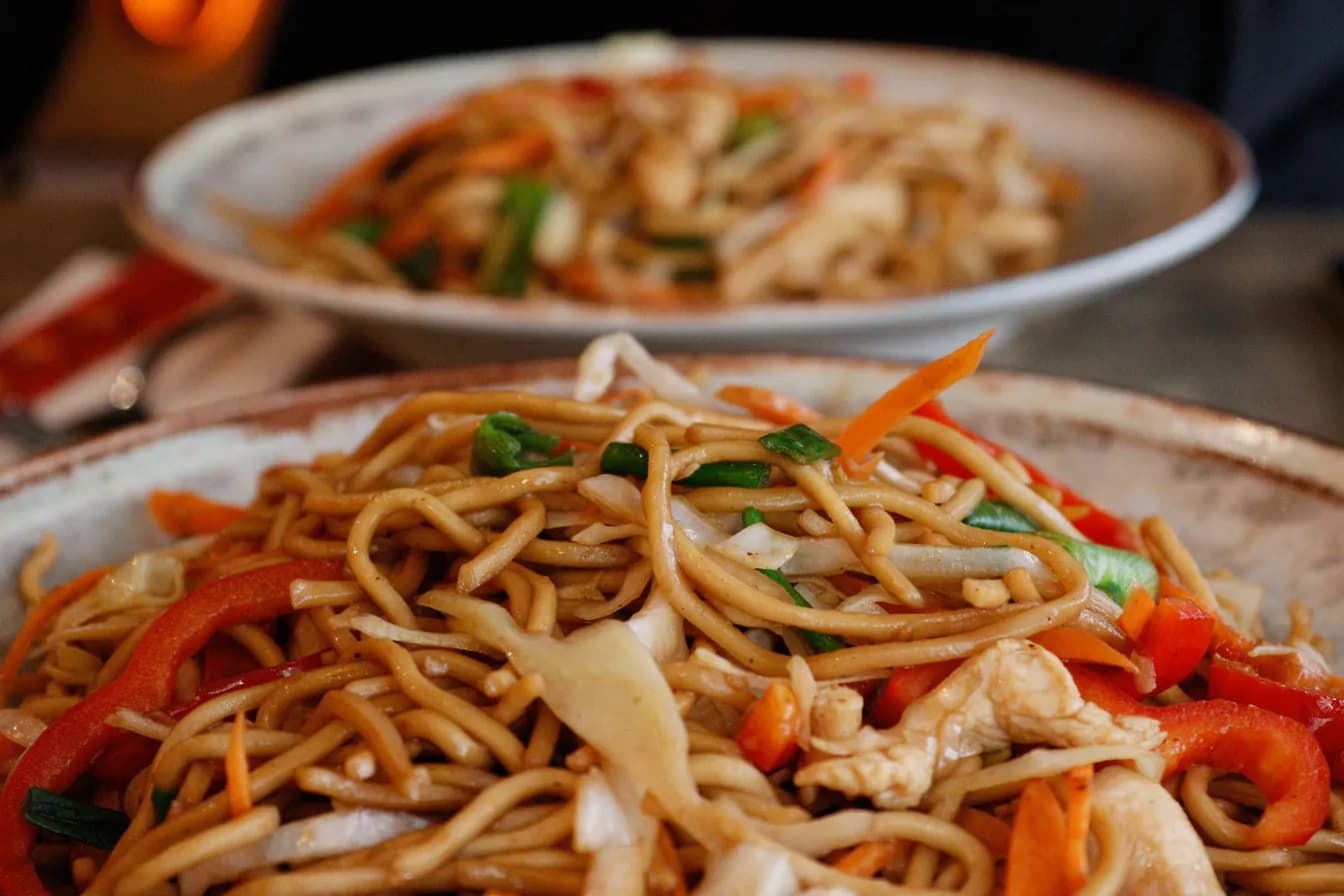 Chicken Chow Mein or Chop Suey