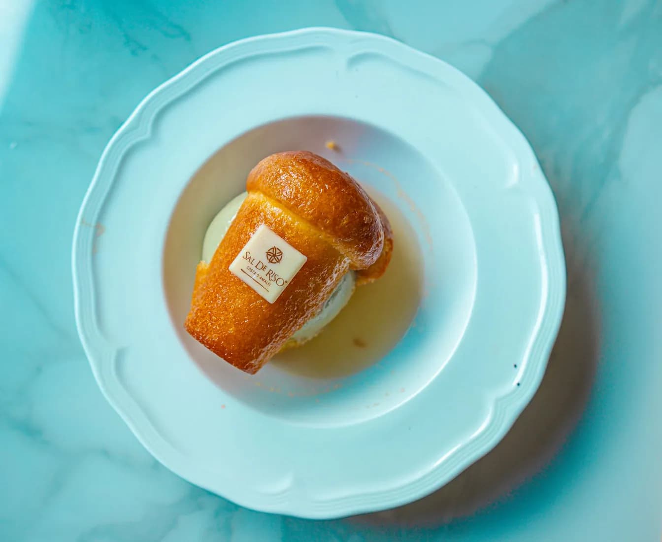 Home made vanilla rum cake