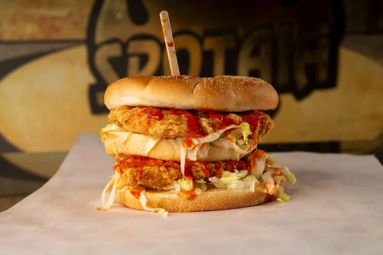 Spicy Chicken Double Sandwich Combo