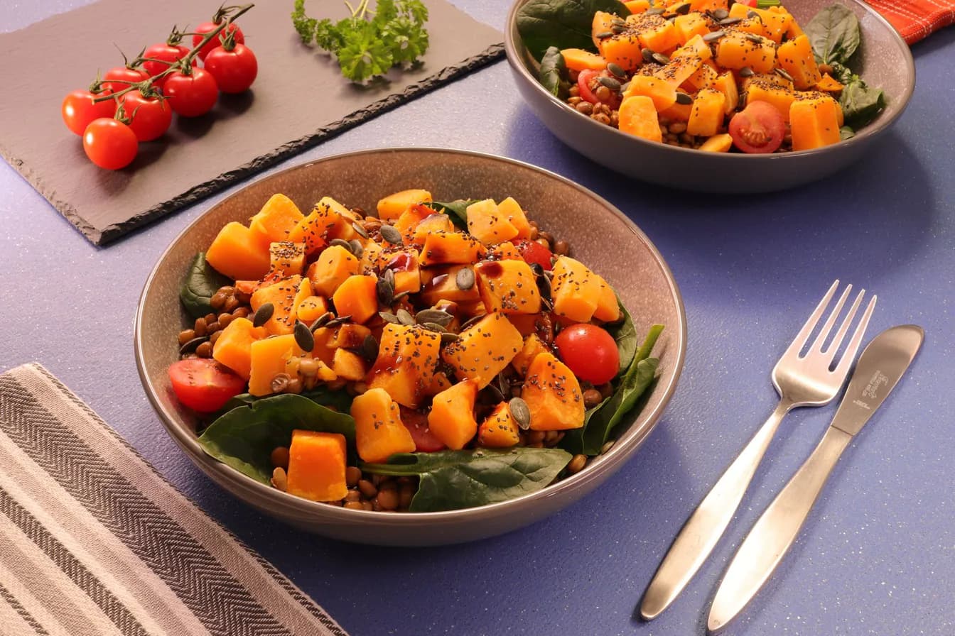 Grilled Butternut Squash & Tofu