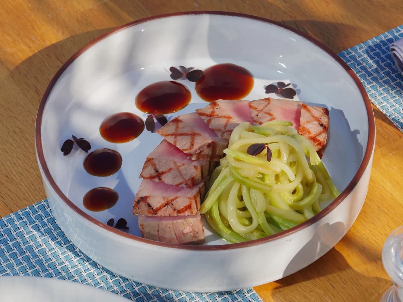 RAW WILD TUNA PLATE