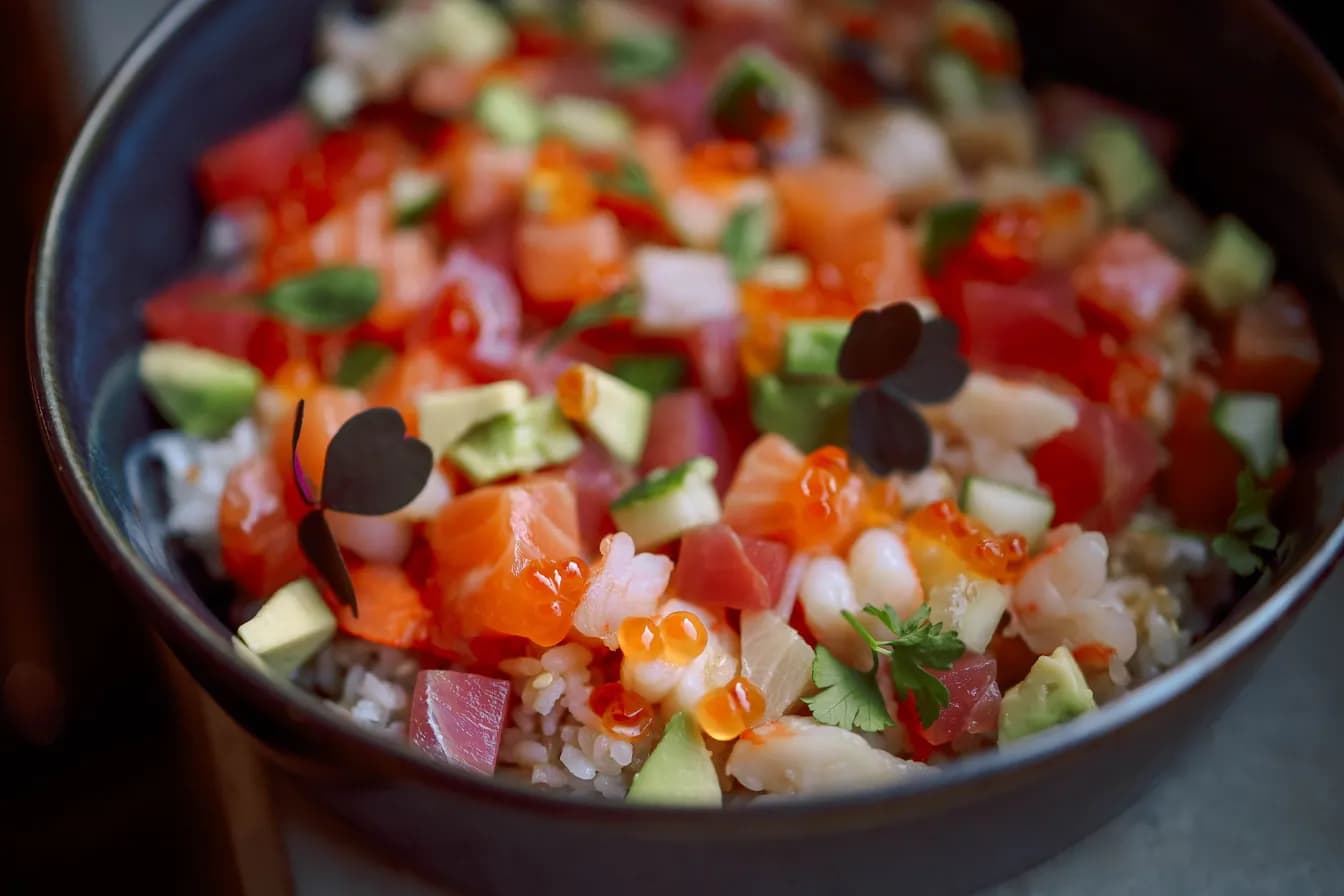 Big Wave Poke Bowl - Salmon, Tuna