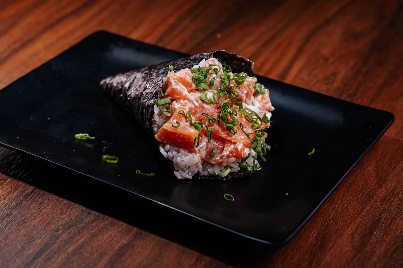 Scallop Salad Hand Roll