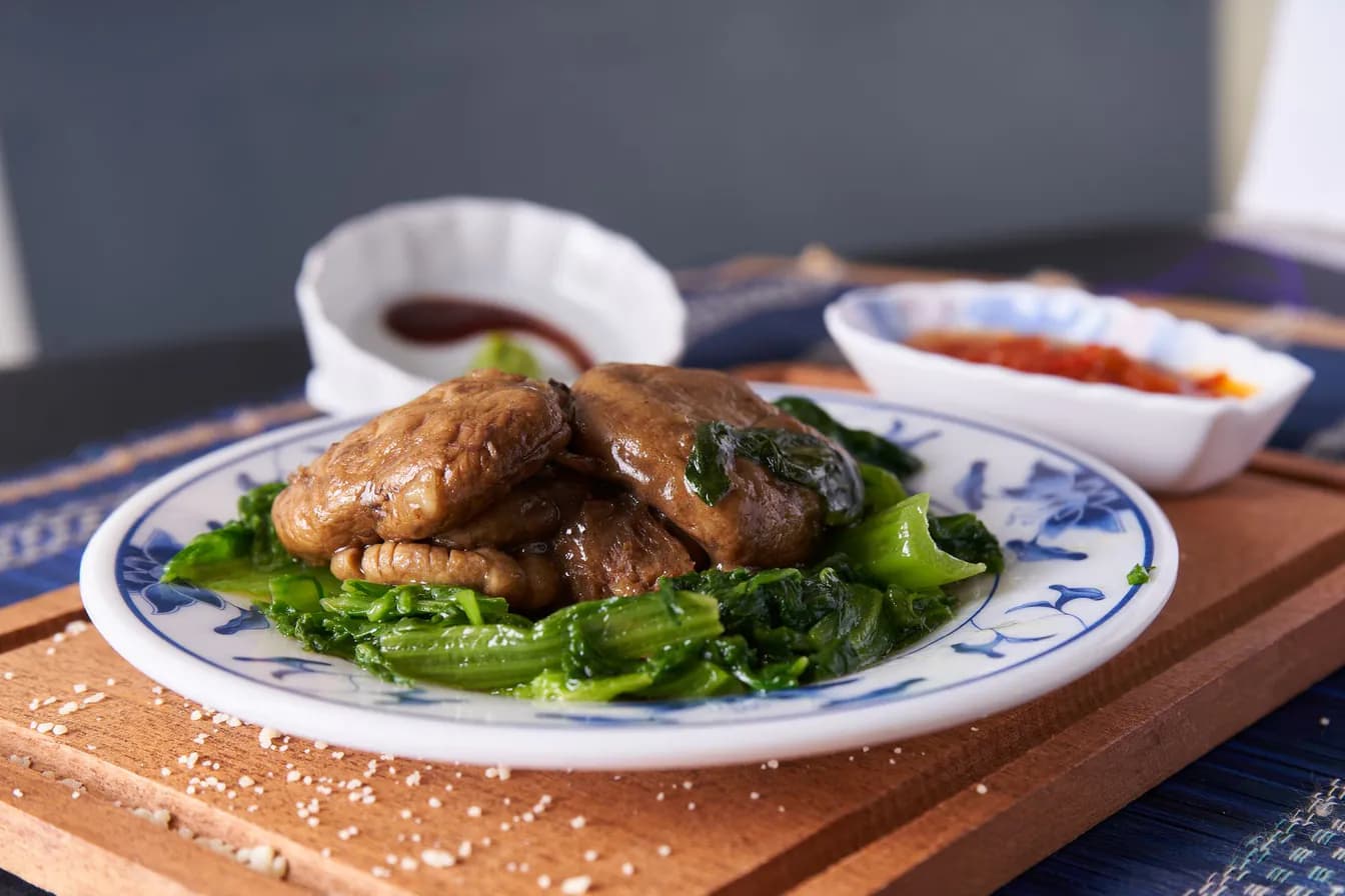 61. 木须菜 Moo Shu Veg. (w. 5 Pancakes)