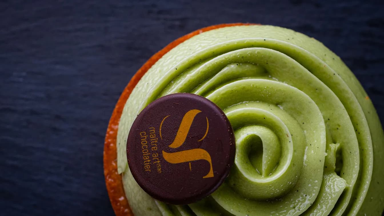 Chocolate Pistachio Tart