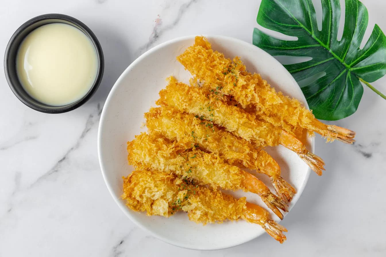 Battered Prawns in Sweet Tamarind Sauce