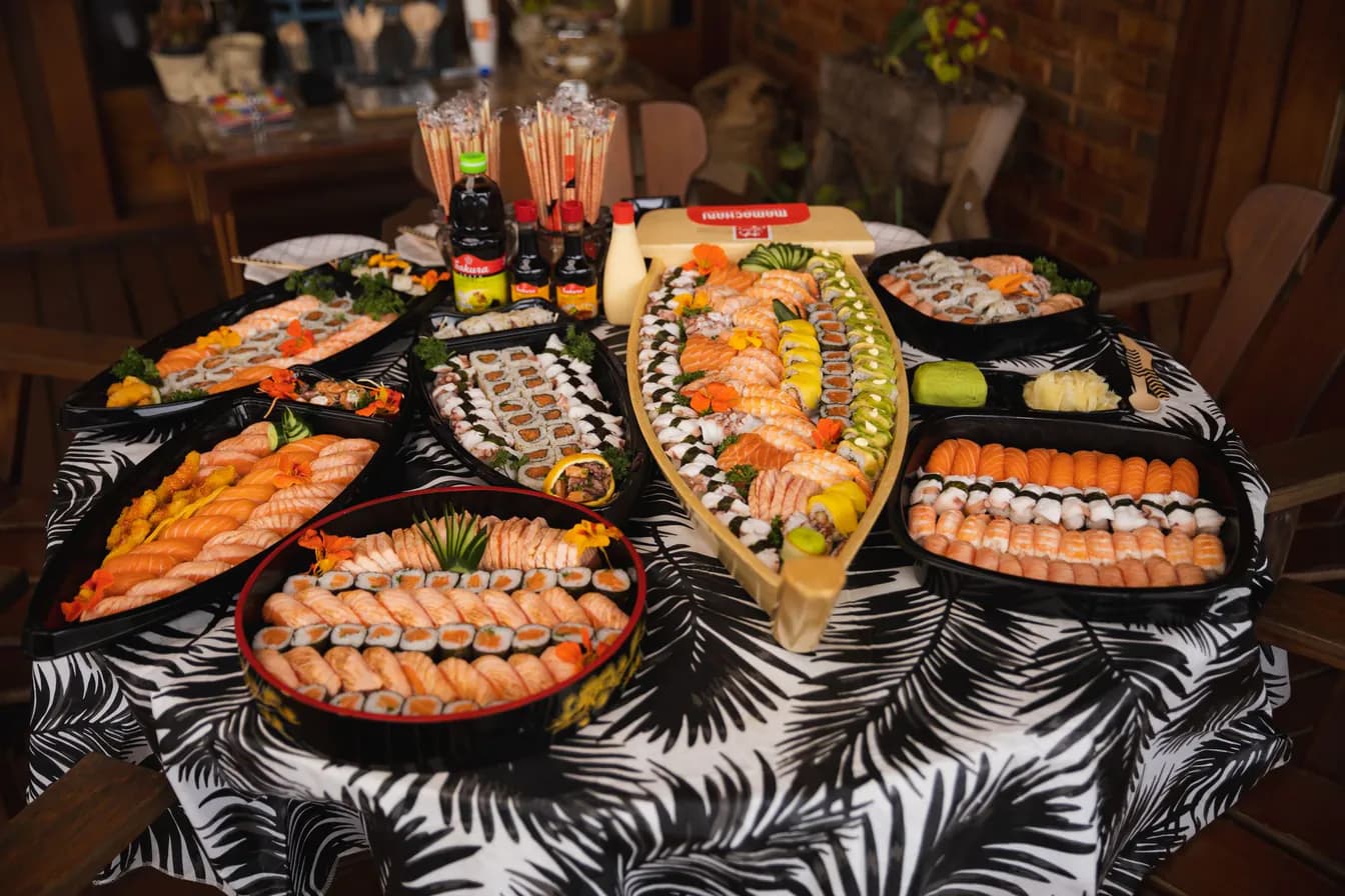 Holiday Sushi Roll Platter 80 pcs.