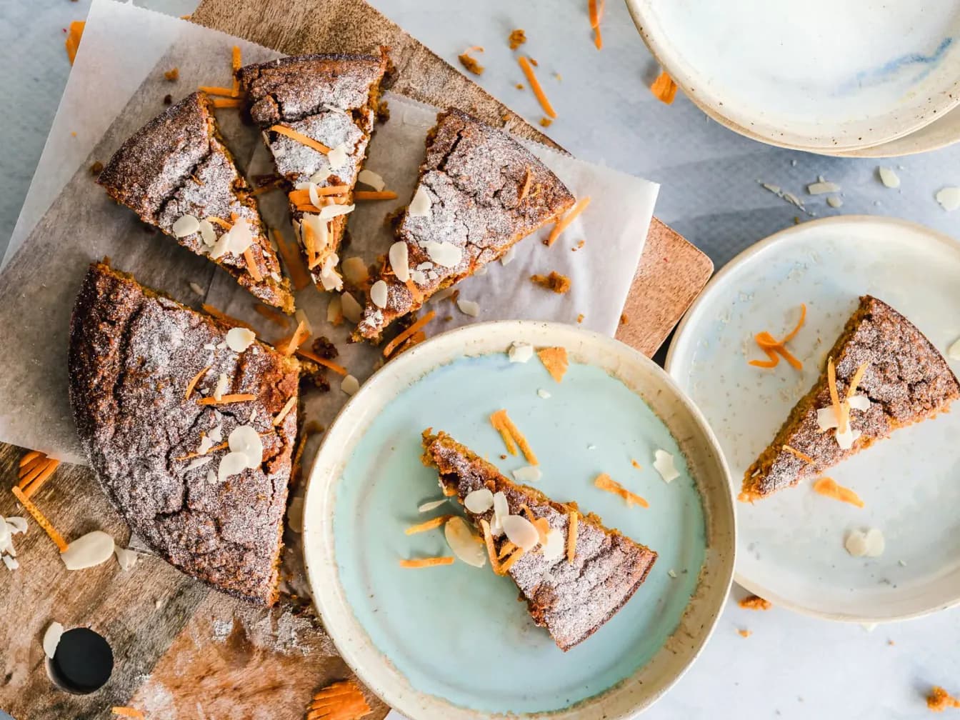 Almond Cake Slice
