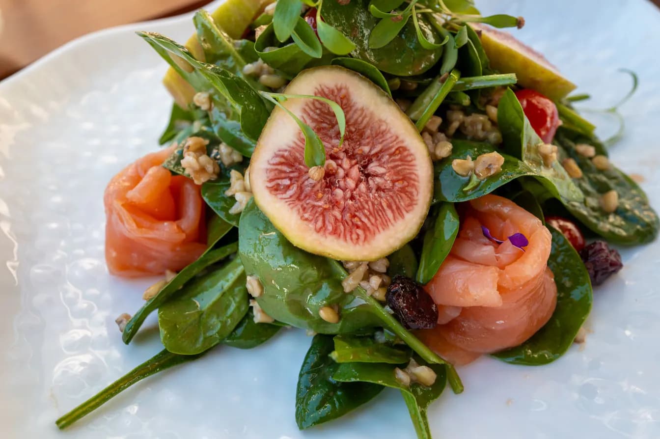 Grilled Salmon Salad
