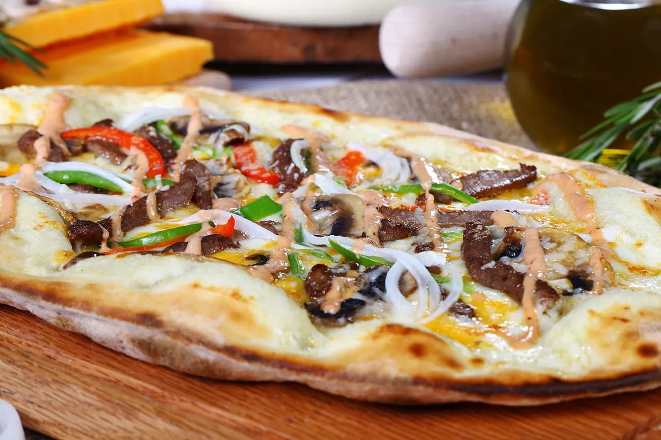 Gluten Free New York Steak Pizza