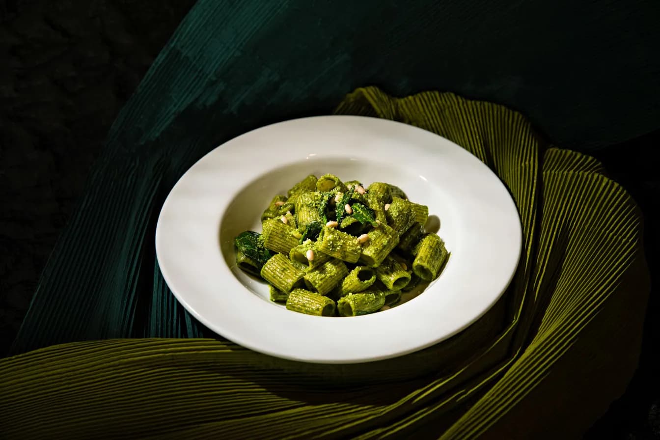 Pesto Rigatoni