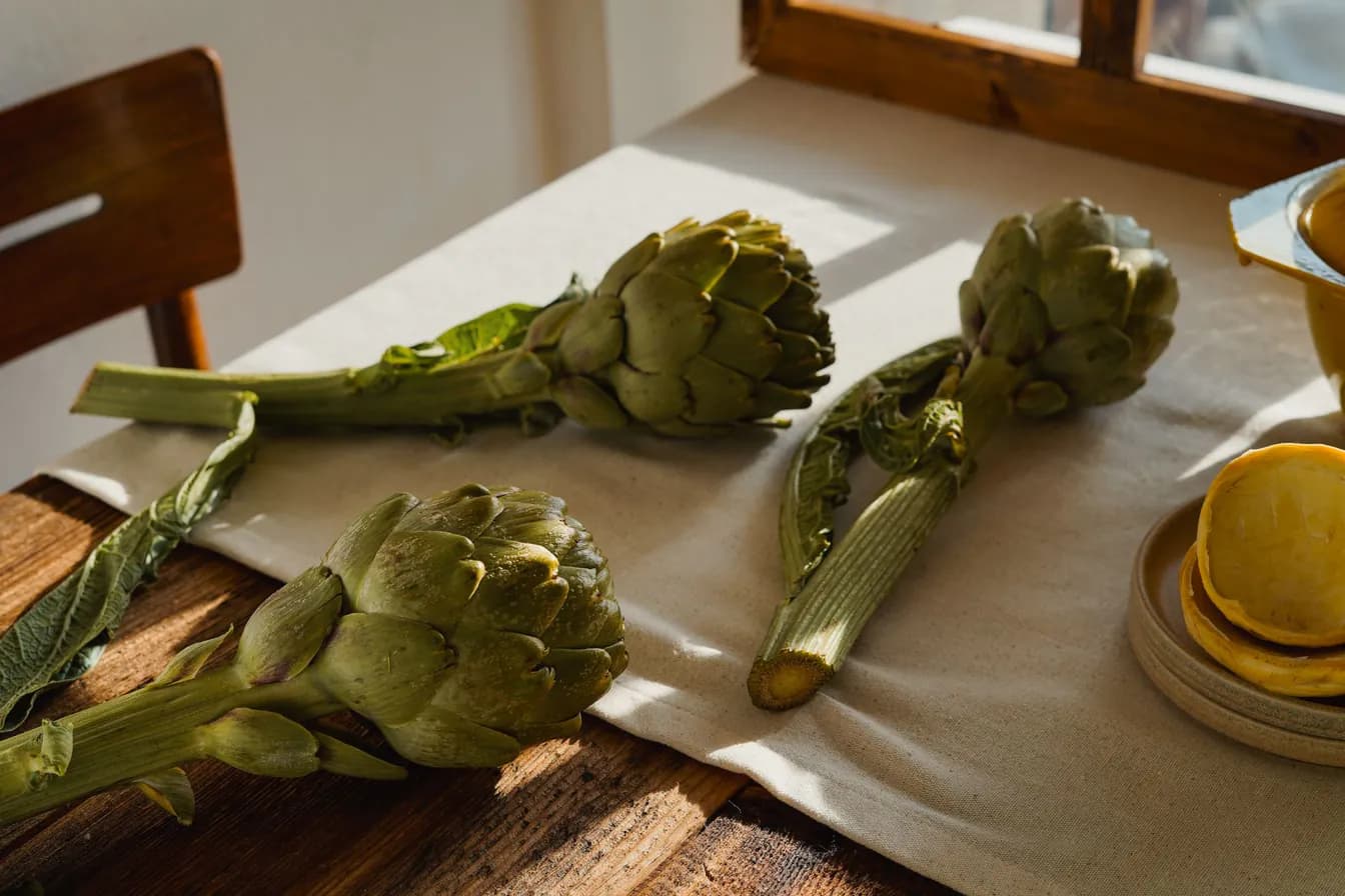 Crispy parmesan artichokes