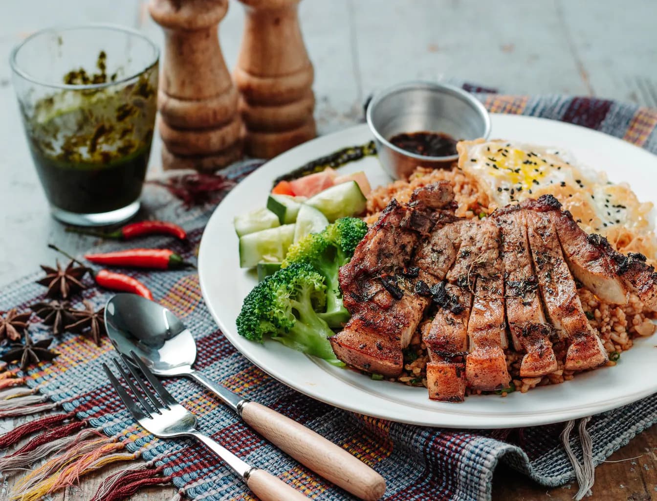 R 4. Roast Pork Fried Rice