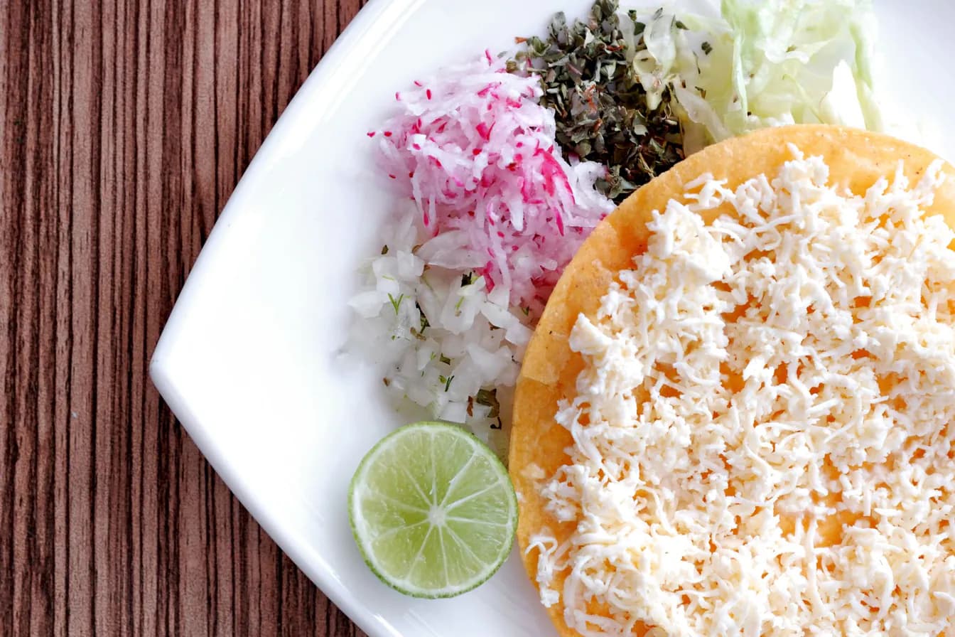 Ham & Cheese Tostada