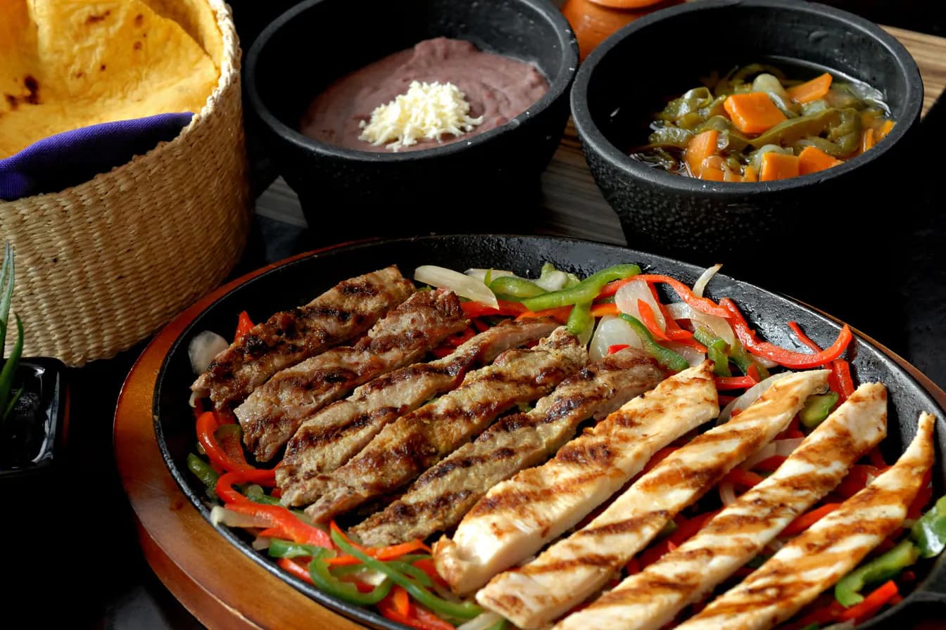 Shrimp & Steak Fajitas