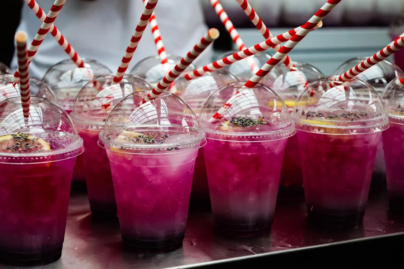 Blueberry Lavender Lemonade for Two