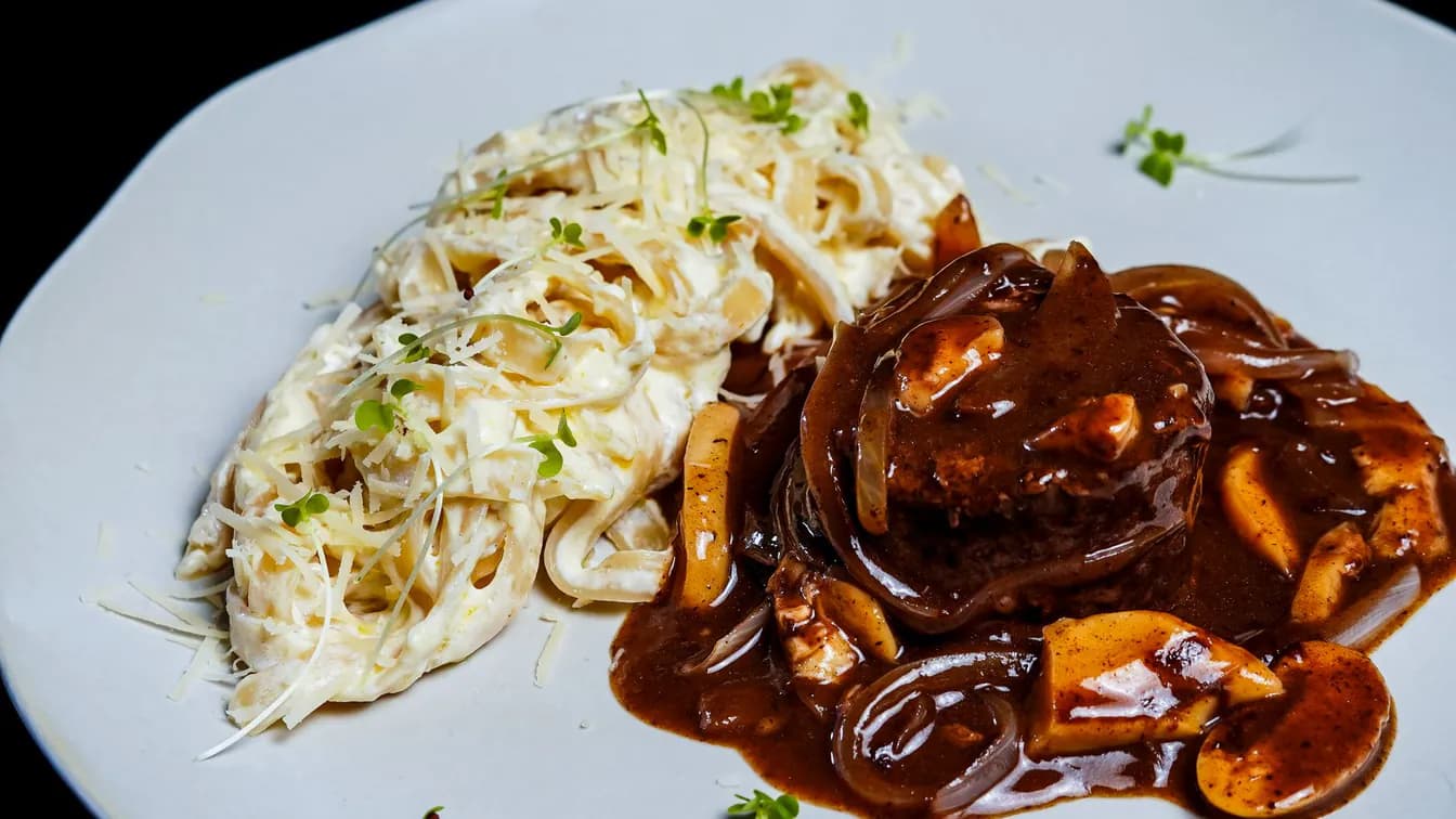 Mushroom & Onion Medley Sirloin Steak