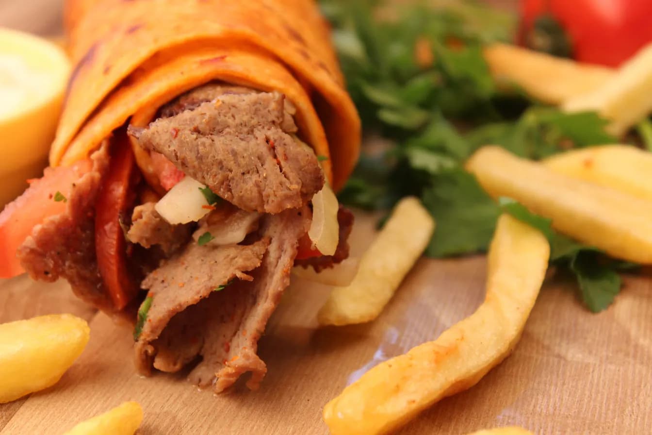 Lamb Kebab Wrap
