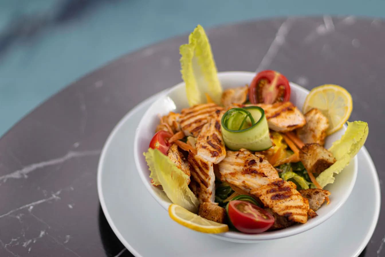 Breaded or Grilled Chicken Salad