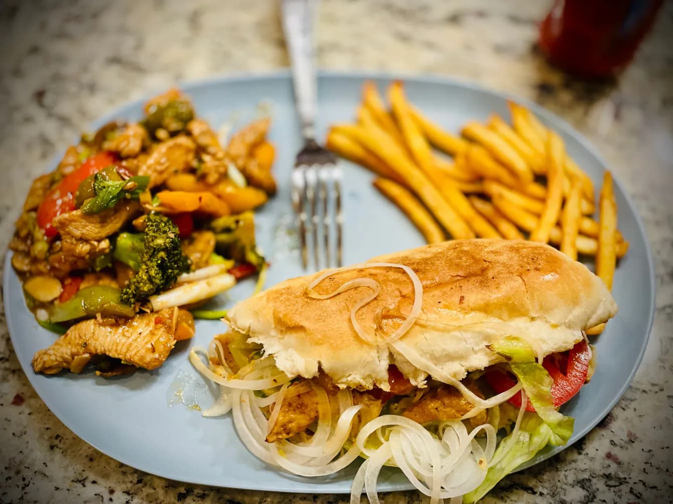 Honey Hot Fried Chicken Sandwich