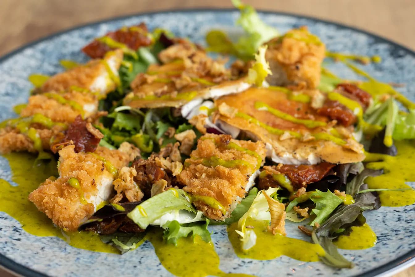 Fried Chicken Club Salad