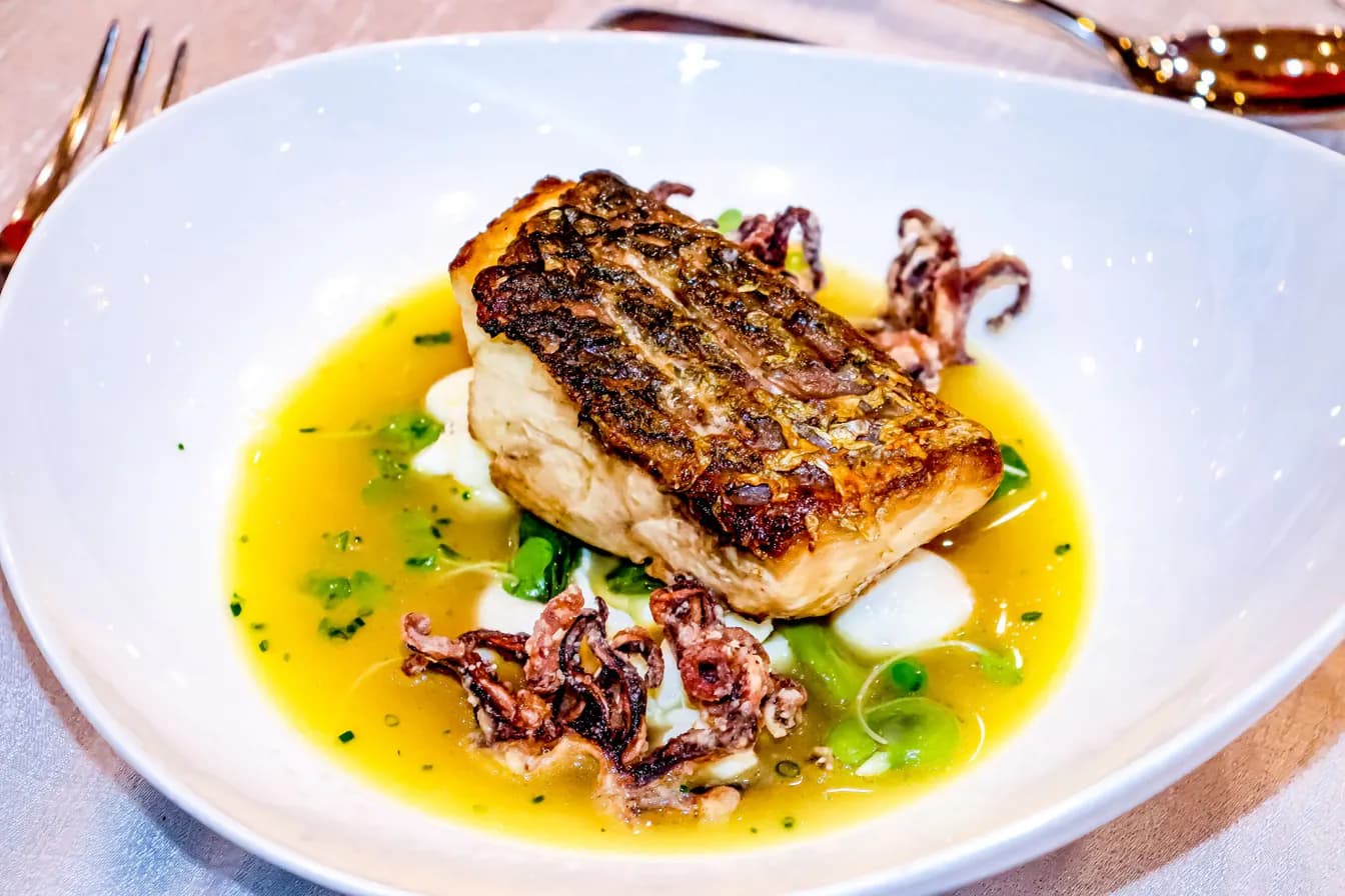 Pan Seared Branzino