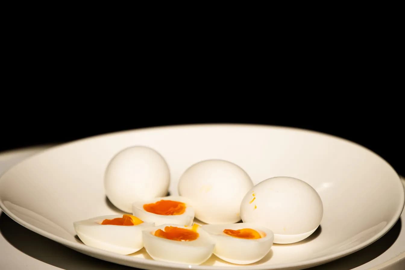 Two Hard Boiled Eggs