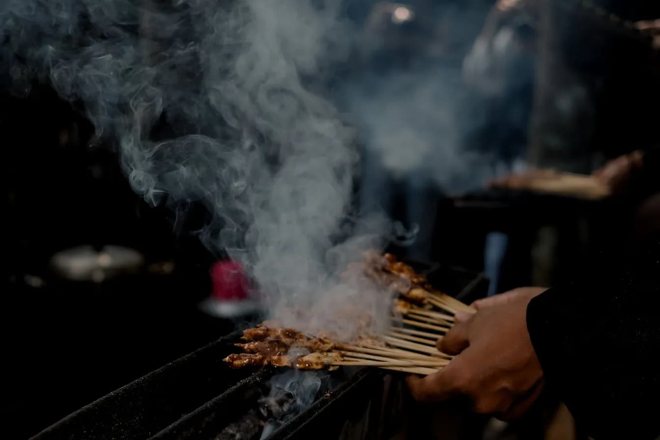 Miso-Glazed Chilean Seabass Satay